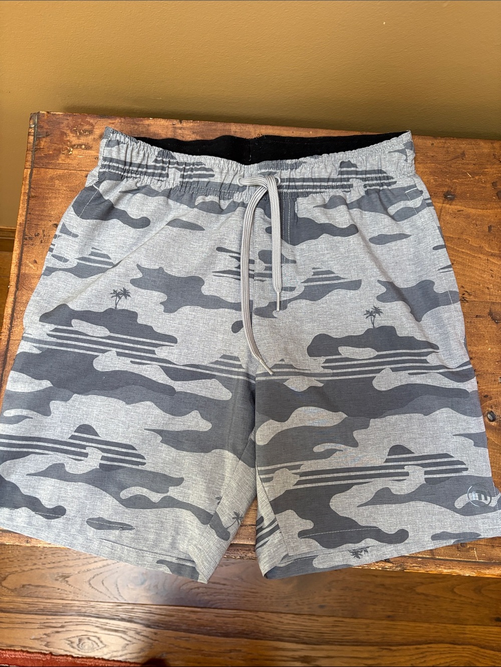 Travis Mathew Gray Drawstring Golf Shorts